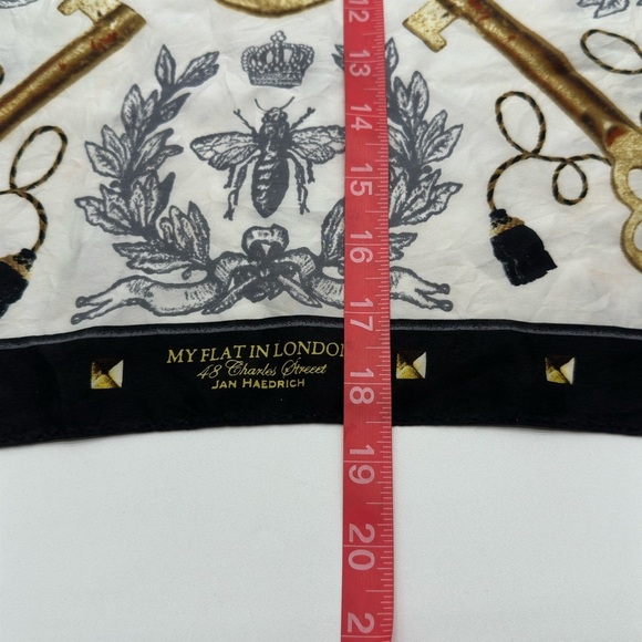 My Flat In London, 100% Silk Scarf - Picture 6 of 6